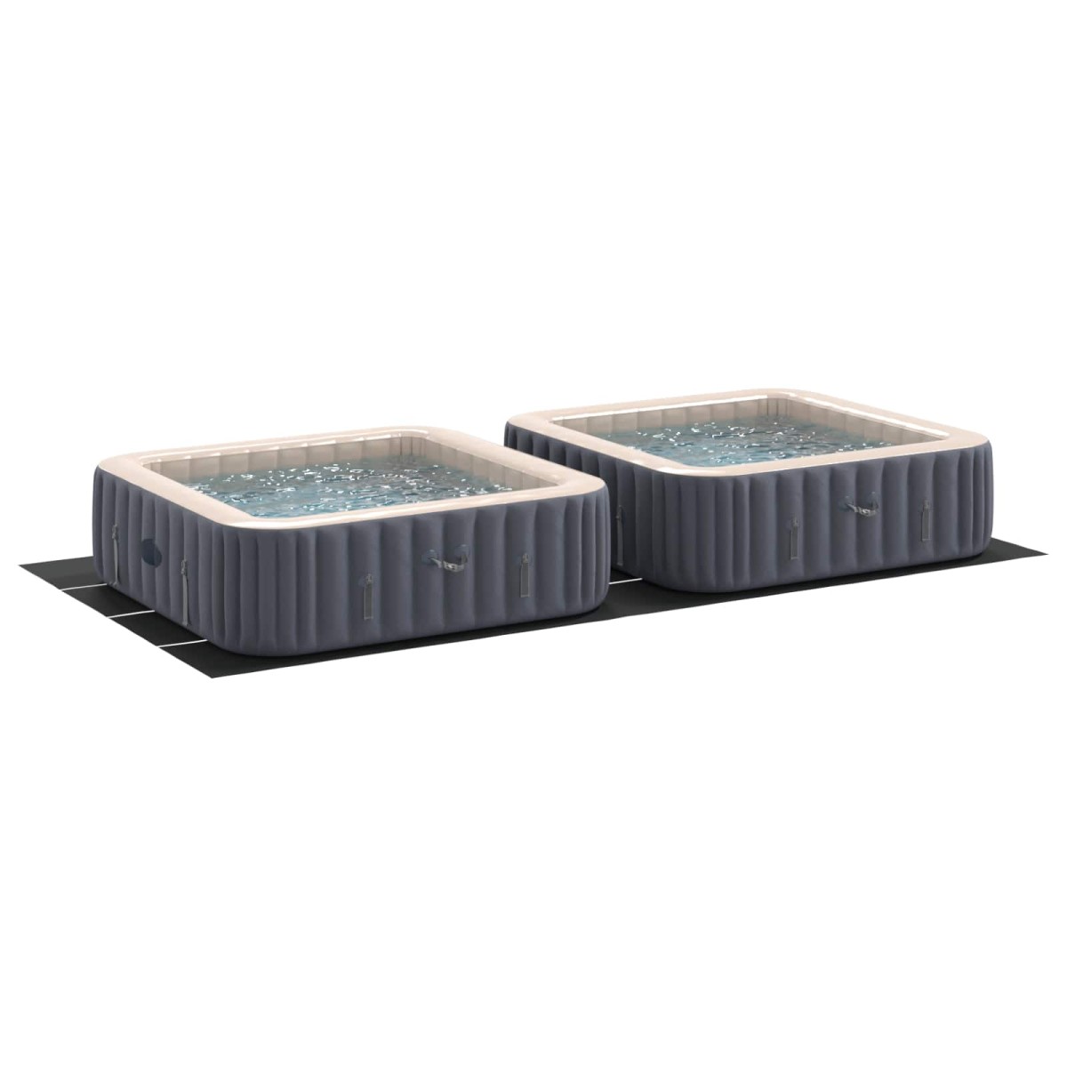 vidaXL Εδαφοκάλυψη Πισίνας Μαύρο 820 x 420 x 0,1 εκ Μη Υφαμένο Ύφασμα