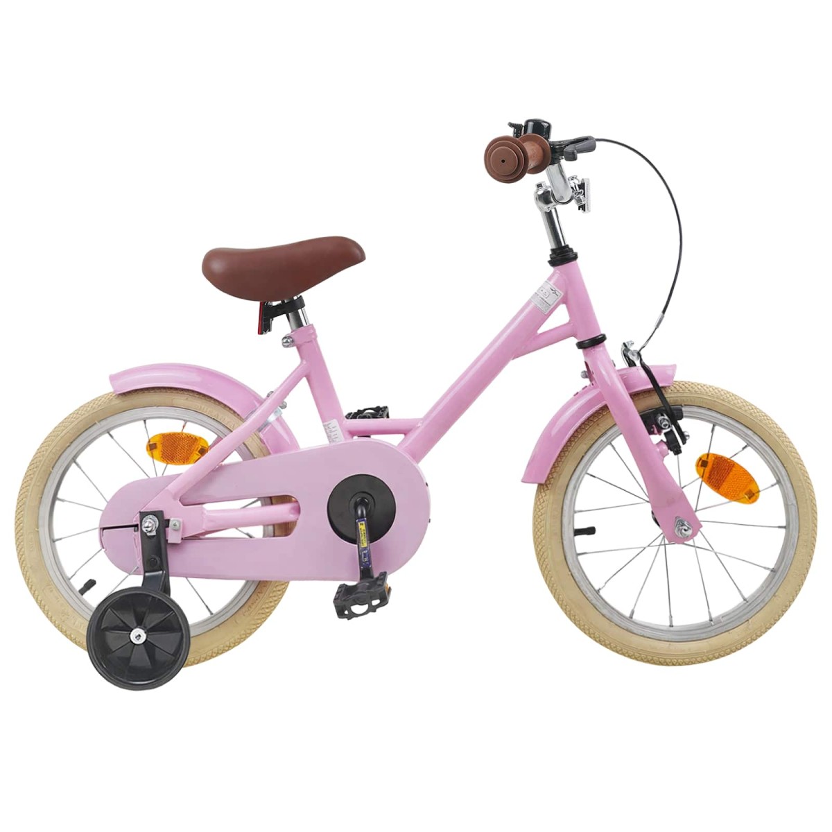 vidaXL Παιδικό Ποδήλατο 12 ίντσες για παιδιά 2-4 ετών Απαλό Ροζ