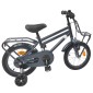 vidaXL Παιδικό Ποδήλατο 16 ίντσες για 4-6 ετών Σκούρο Γκρι