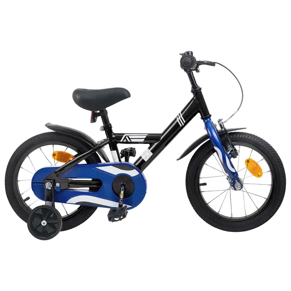vidaXL Παιδικό Ποδήλατο 16 ίντσες για 4-6 ετών Μαύρο