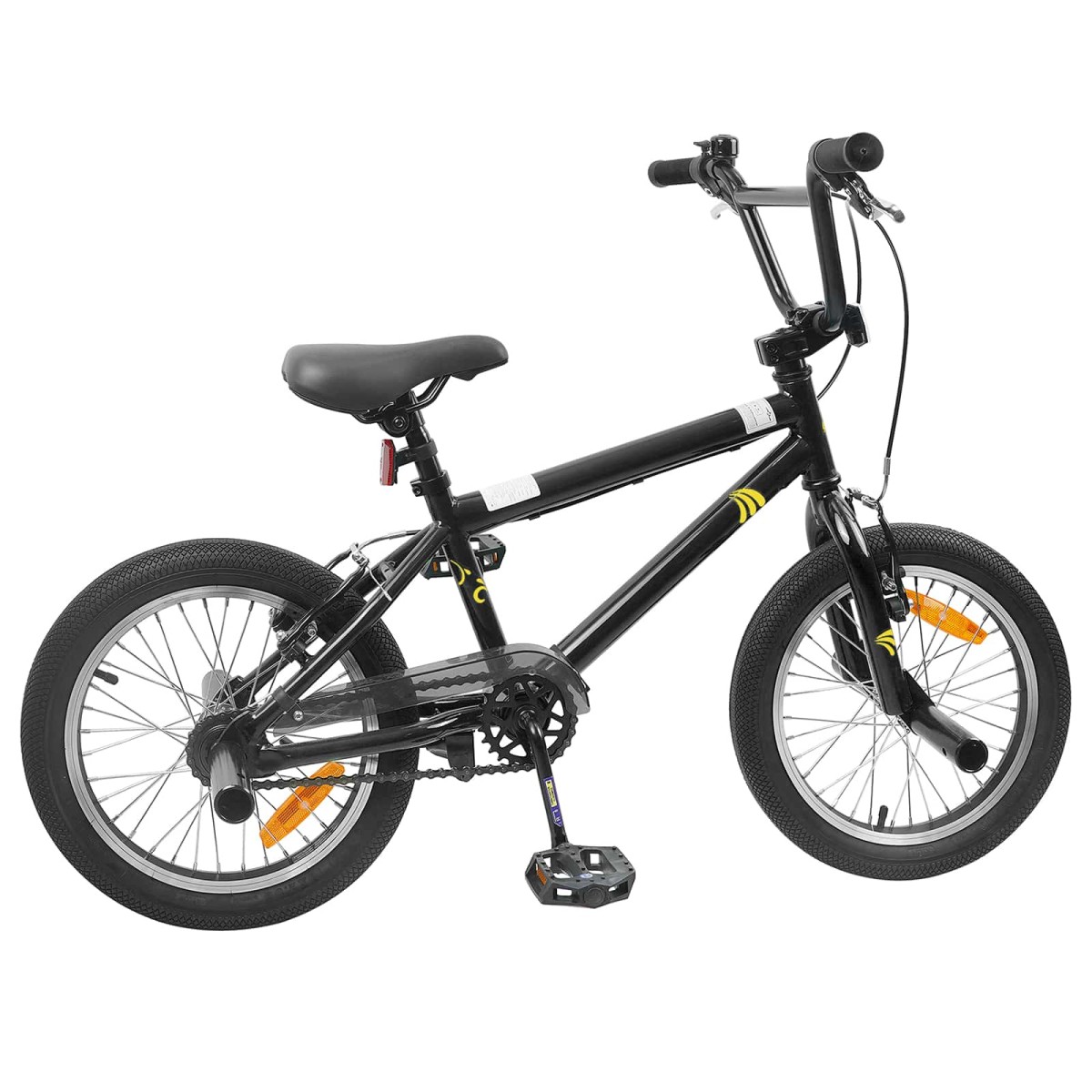 vidaXL BMX Ποδήλατο 20 ίντσες για πάνω από 9 ετών Μαύρο