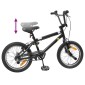 vidaXL BMX Ποδήλατο 20 ίντσες για πάνω από 9 ετών Μαύρο