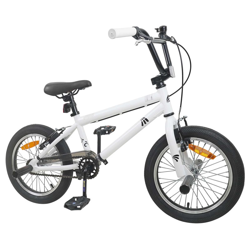 vidaXL BMX Ποδήλατο 20 ίντσες για πάνω από 9 ετών Λευκό