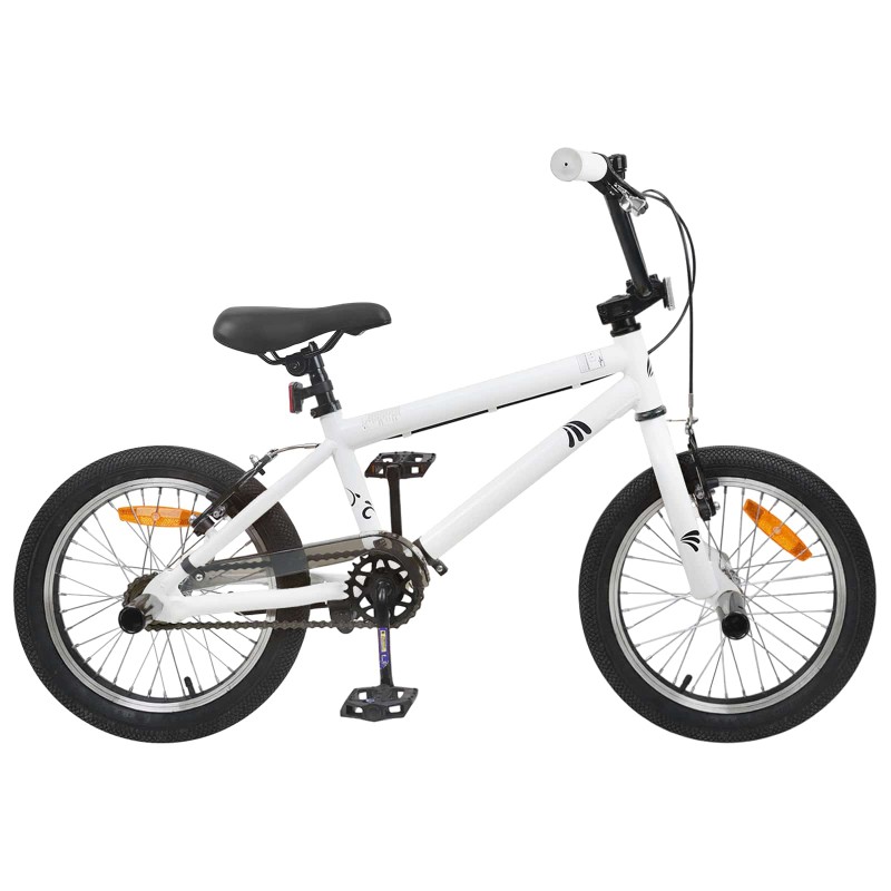 vidaXL BMX Ποδήλατο 20 ίντσες για πάνω από 9 ετών Λευκό