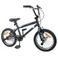 vidaXL BMX Ποδήλατο 16 ίντσες για παιδιά 5-8 ετών Σκούρο Γκρι