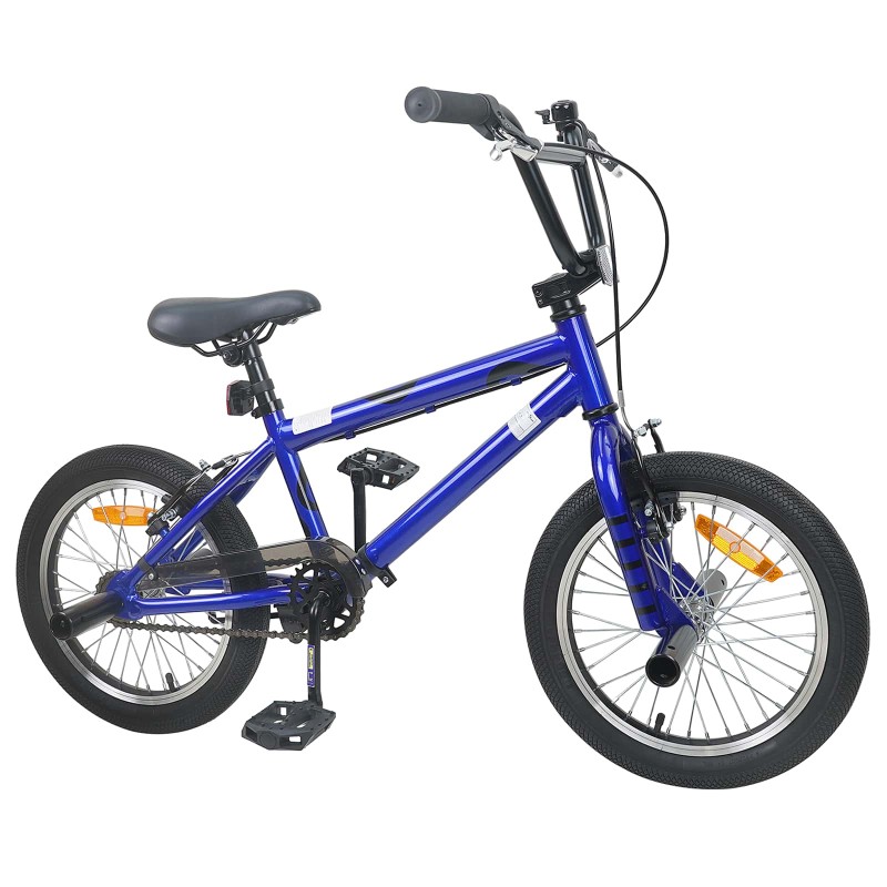 vidaXL BMX Ποδήλατο 16 ίντσες για παιδιά 5-8 ετών Σκούρο Μπλε