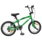 vidaXL BMX Ποδήλατο 16 ίντσες για παιδιά 5-8 ετών Πράσινο