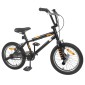vidaXL BMX Ποδήλατο 16 ίντσες για παιδιά 5-8 ετών Μαύρο
