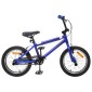 vidaXL BMX Ποδήλατο 18 ίντσες για 7-10 ετών Σκούρο Μπλε