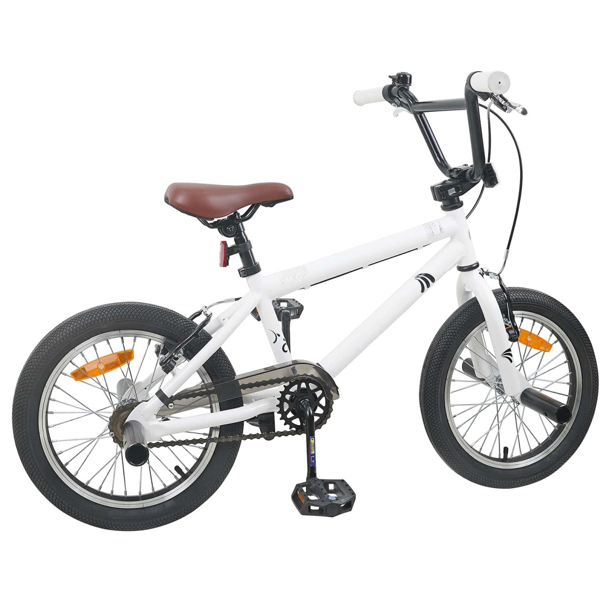 vidaXL BMX Ποδήλατο 16 ίντσες για παιδιά 5-8 ετών Λευκό