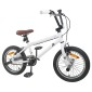 vidaXL BMX Ποδήλατο 20 ίντσες για πάνω από 9 ετών Λευκό