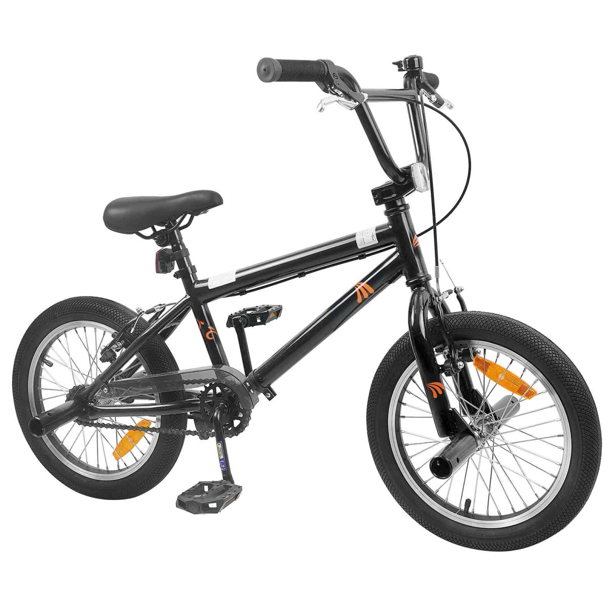 vidaXL BMX Ποδήλατο 20 ίντσες για 9 ετών Μαύρο