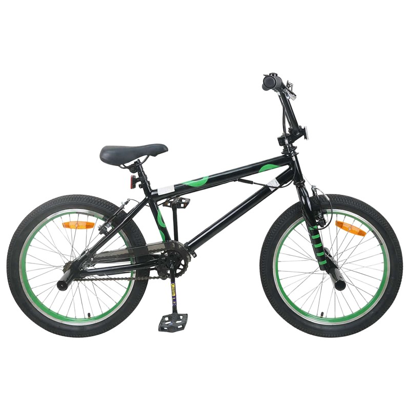 vidaXL BMX Ποδήλατο 20 ίντσες για πάνω από 9 ετών Μαύρο