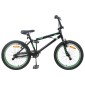 vidaXL BMX Ποδήλατο 20 ίντσες για πάνω από 9 ετών Μαύρο