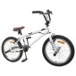 vidaXL BMX Ποδήλατο 20 ίντσες για πάνω από 9 ετών Λευκό