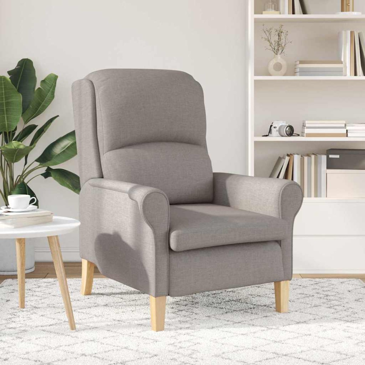 vidaXL Πολυθρόνα Taupe ύφασμα