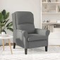 vidaXL Πολυθρόνα Σκούρο γκρι 76 x 94 x 102 εκ. Μικροΐνες