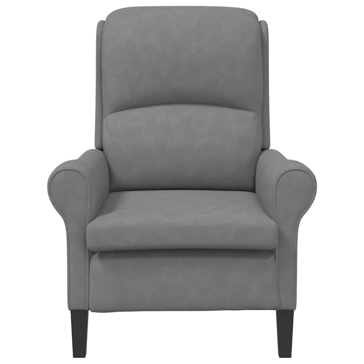 vidaXL Πολυθρόνα Σκούρο γκρι 76 x 94 x 102 εκ. Μικροΐνες