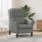 vidaXL Πολυθρόνα Σκούρο γκρι 76 x 94 x 102 εκ. Μικροΐνες