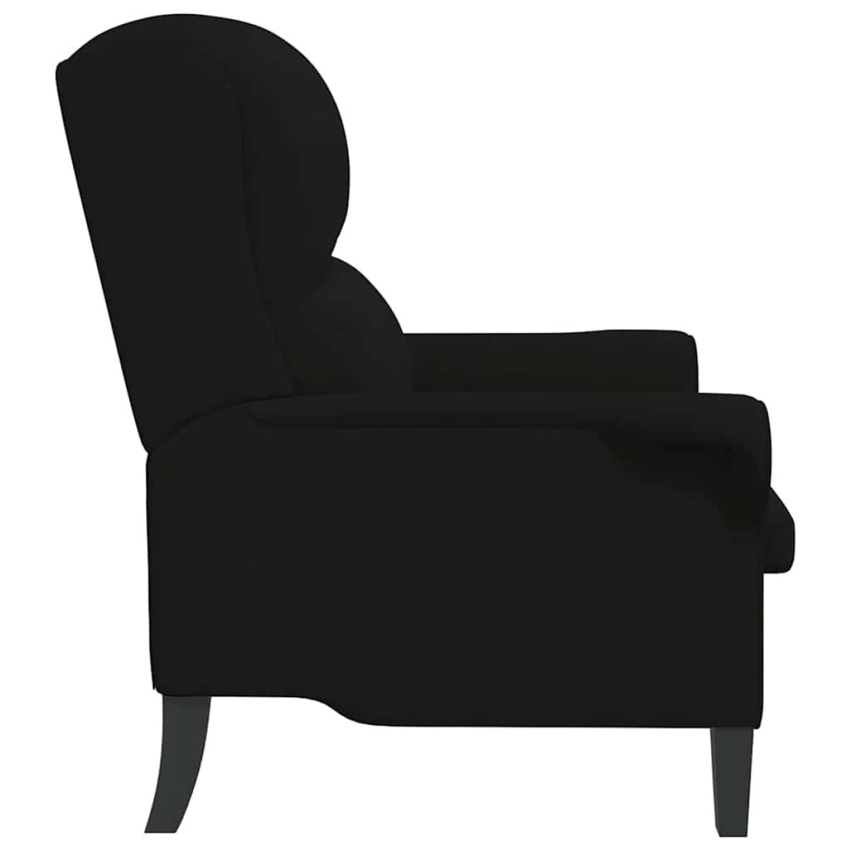vidaXL Πολυθρόνα Μαύρο 76 x 94 x 102 εκ. Μικροΐνες