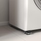 vidaXL Βάση πλυντηρίου ρούχων 2 τμχ. Μαύρο 72 x 5 x 4,5 εκ.