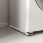 vidaXL Βάση πλυντηρίου ρούχων 2 τμχ. Ασημί 72 x 5 x 4,5 εκ.
