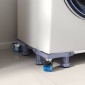 vidaXL Βάση πλυντηρίου ρούχων Γκρι 67 x 67 x 12 εκ Ανοξείδωτο ατσάλι