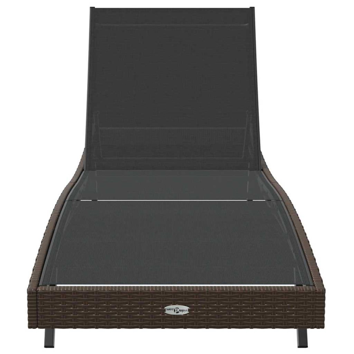 vidaXL Ξαπλώστρα 197 x 70 x 82 εκ. συνθετικό ρατάν