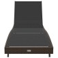vidaXL Ξαπλώστρα 197 x 70 x 82 εκ. συνθετικό ρατάν