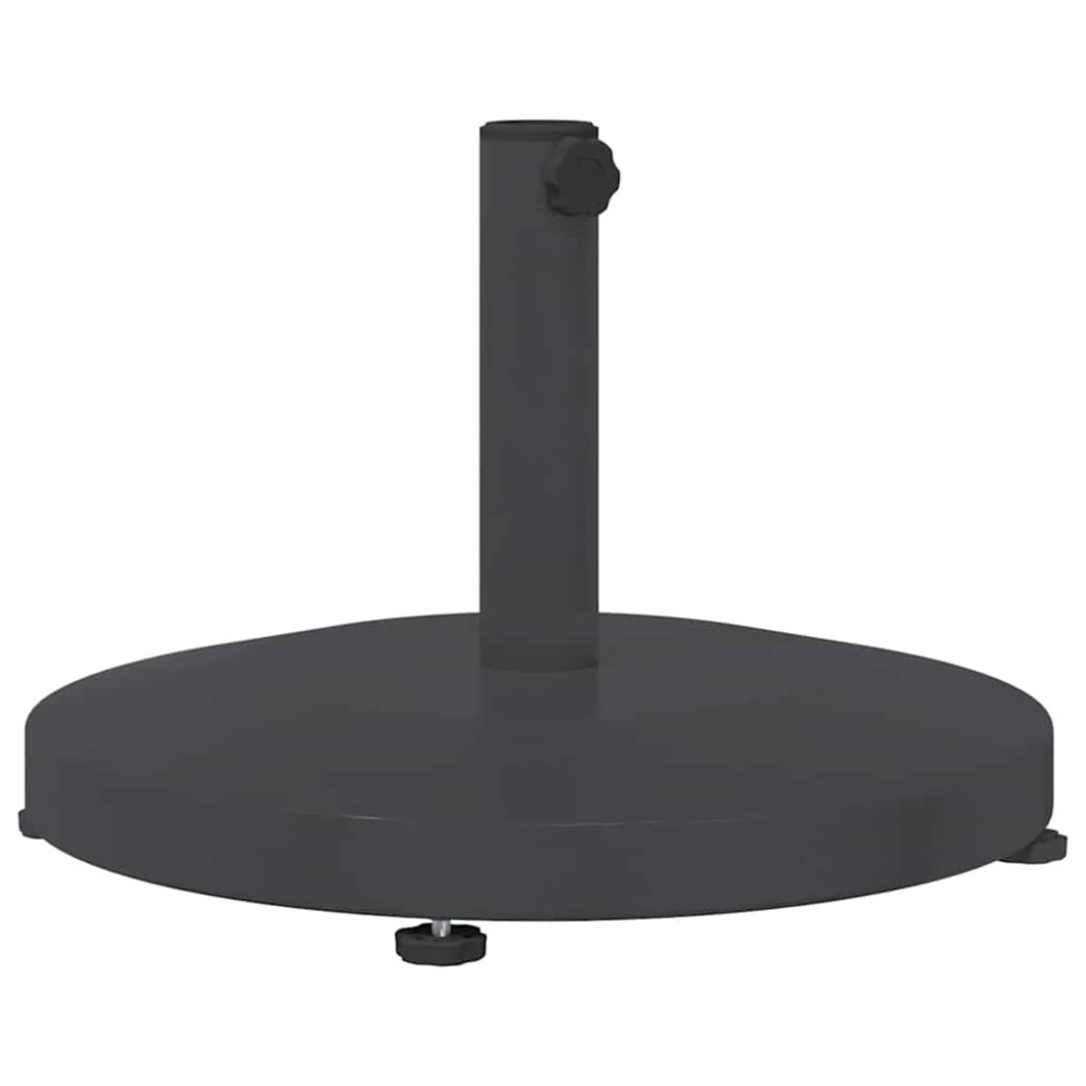 vidaXL Βάση ομπρέλας 24.6 kg Σκούρο Γκρι Γύρος