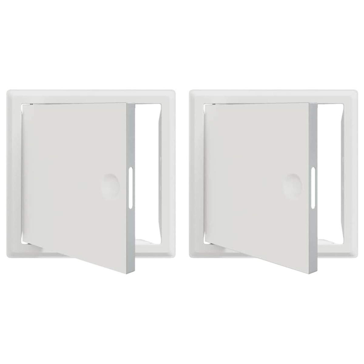 vidaXL Πάνελ Πρόσβασης 2 τμχ. Λευκό 23 x 23 x 3 cm Ατσάλι