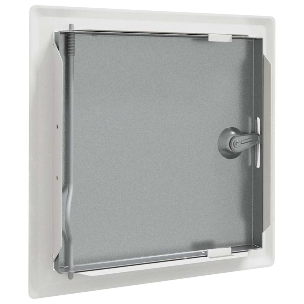 vidaXL Πάνελ Πρόσβασης 2 τμχ. Λευκό 23 x 23 x 3 cm Ατσάλι