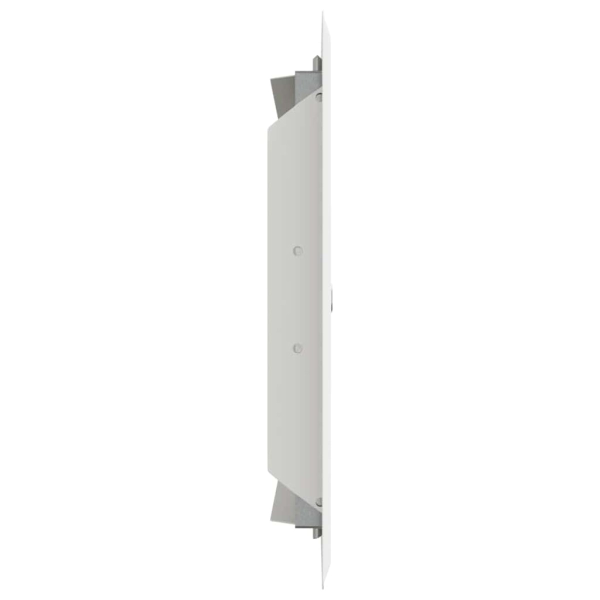 vidaXL Πάνελ Πρόσβασης 2 τμχ. Λευκό 23 x 23 x 3 cm Ατσάλι