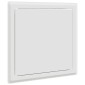 vidaXL Πάνελ Πρόσβασης 2 τμχ. Λευκό 23 x 23 x 3 cm Ατσάλι