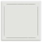 vidaXL Πάνελ Πρόσβασης 2 τμχ. Λευκό 23 x 23 x 3 cm Ατσάλι