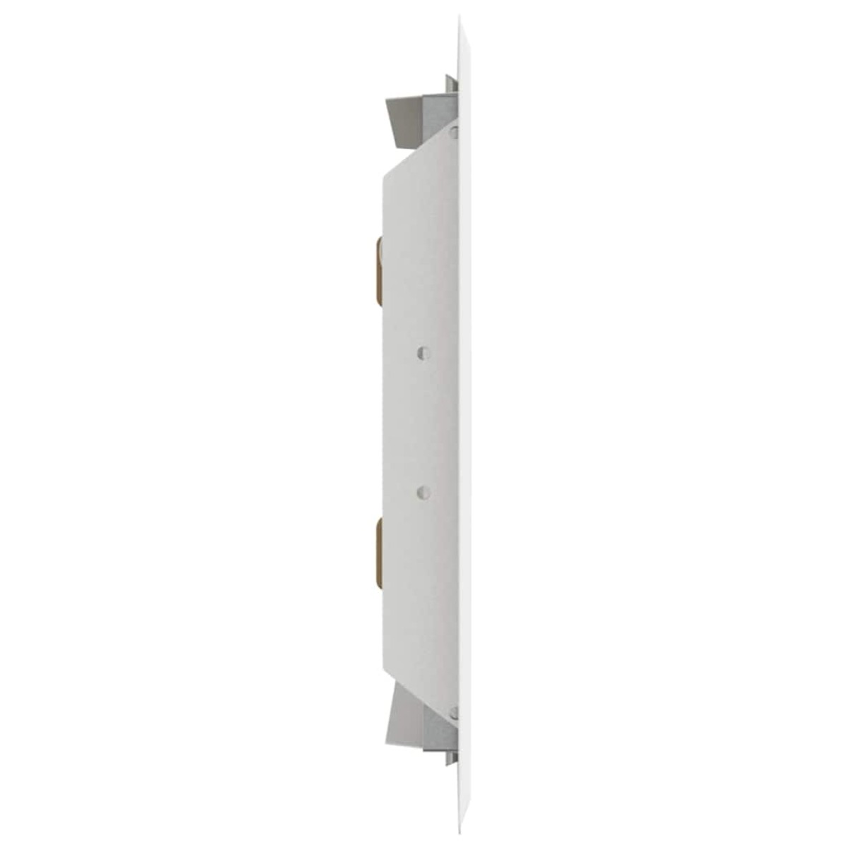 vidaXL Πάνελ Πρόσβασης 2 τμχ. Λευκό 23 x 23 x 3 cm Ατσάλι