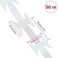 vidaXL Σύρμα Ξυράφι Ασημί 5000 x 1,9 εκ Γαλβανισμένος χάλυβας