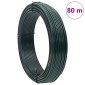 vidaXL Σχοινί Περιφράξεως Πράσινο 80 m PVC