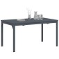vidaXL Τραπέζι Patio Ανθρακί 180 x 80 x 74 cm