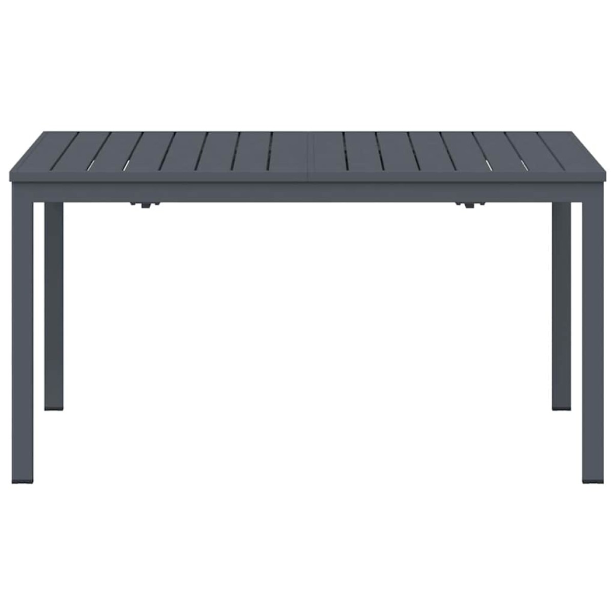 vidaXL Τραπέζι Patio Ανθρακί 180 x 80 x 74 cm