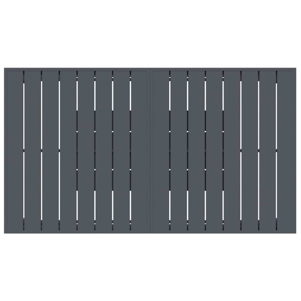 vidaXL Τραπέζι Patio Ανθρακί 180 x 80 x 74 cm