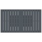 vidaXL Τραπέζι Patio Ανθρακί 180 x 80 x 74 cm