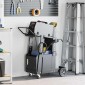 vidaXL Καρότσι συγκόλλησης Μαύρο 91 x 47 x 96 εκ Ατσάλι
