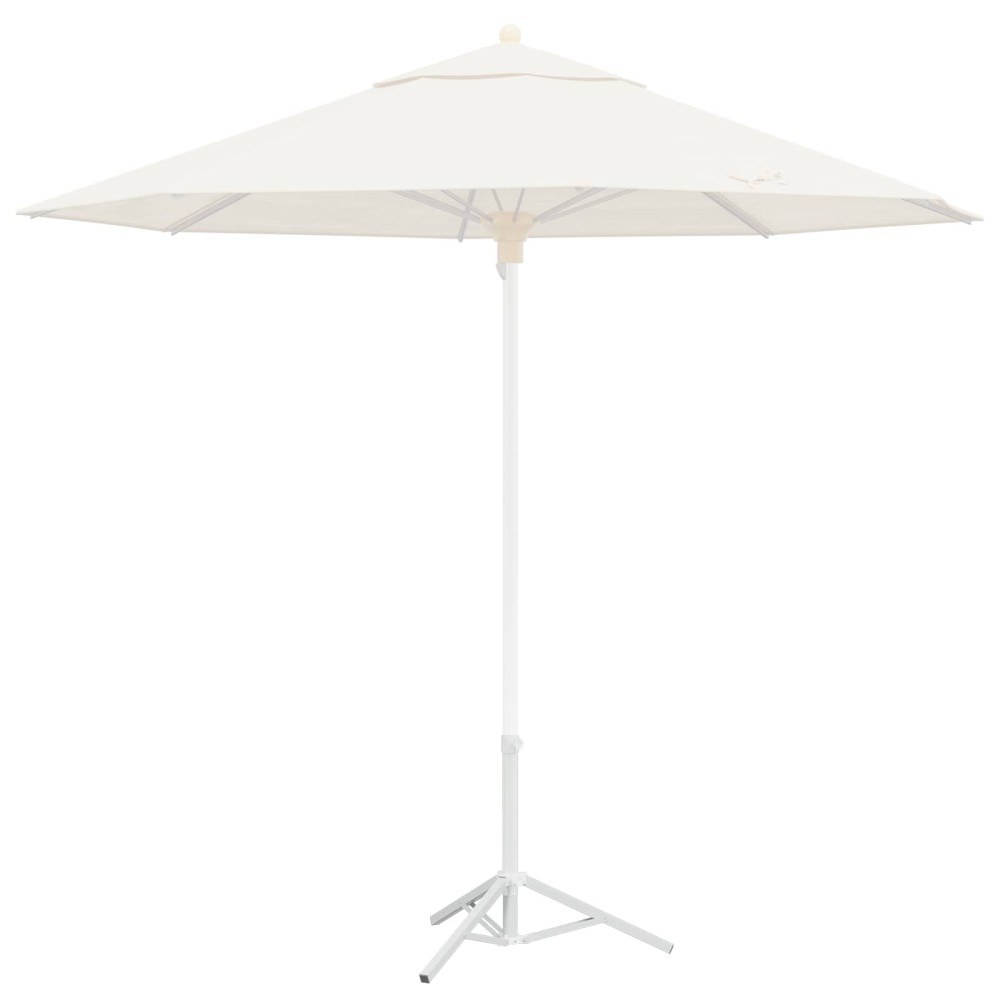 vidaXL Βάση Ομπρέλας Λευκό Ατσάλι for 25-32 χιλιοστά Pole