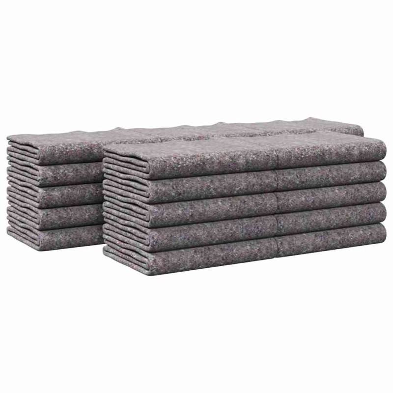vidaXL Κουβέρτες Μετακόμισης 25 τμχ. Γκρι 150 x 200 cm ύφασμα