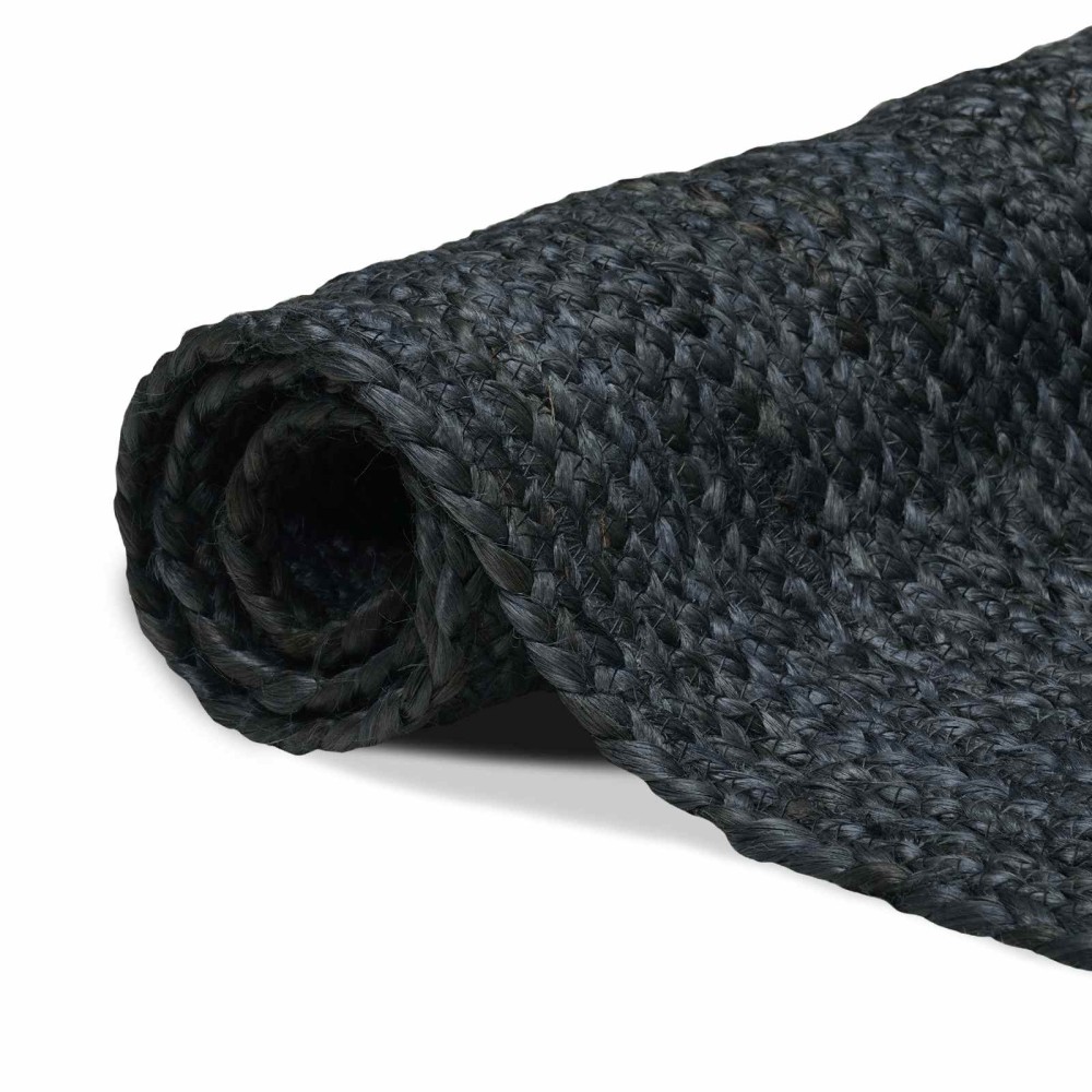 vidaXL Χαλιά χώρου Ορθογώνιος Σκούρο Γκρι 60 x 110 cm Γιούτα