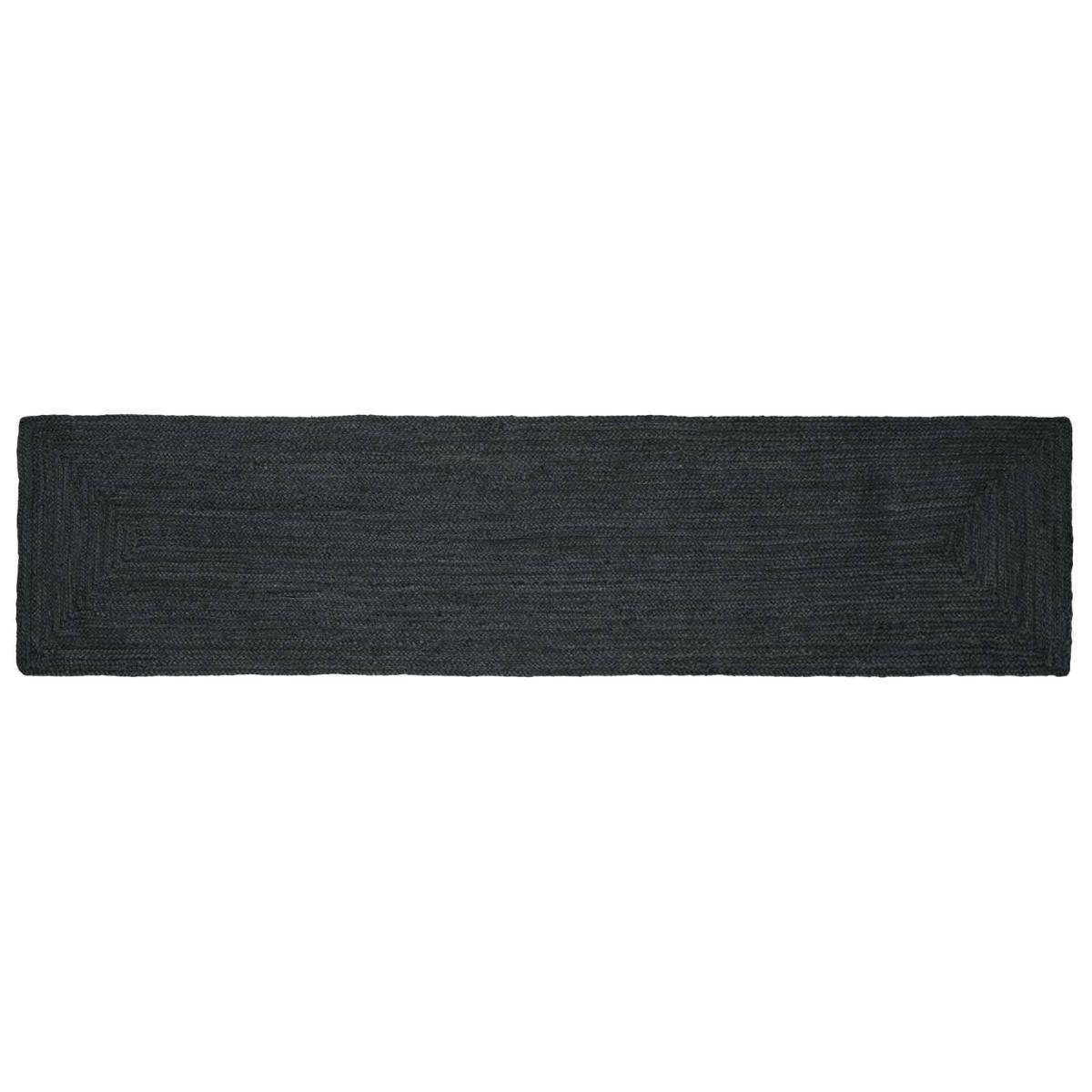 vidaXL Χαλιά χώρου Ορθογώνιος Σκούρο Γκρι 60 x 200 cm Γιούτα