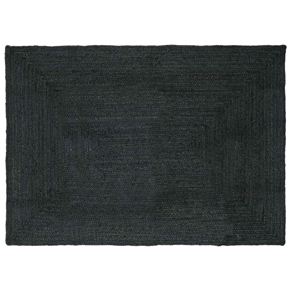 vidaXL Χαλιά χώρου Ορθογώνιος Σκούρο Γκρι 160 x 230 cm Γιούτα