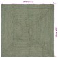 vidaXL Χαλιά χώρου Ορθογώνιος Λαδί 120 x 120 cm Γιούτα