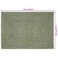 vidaXL Χαλιά χώρου Ορθογώνιος Λαδί 120 x 170 cm Γιούτα